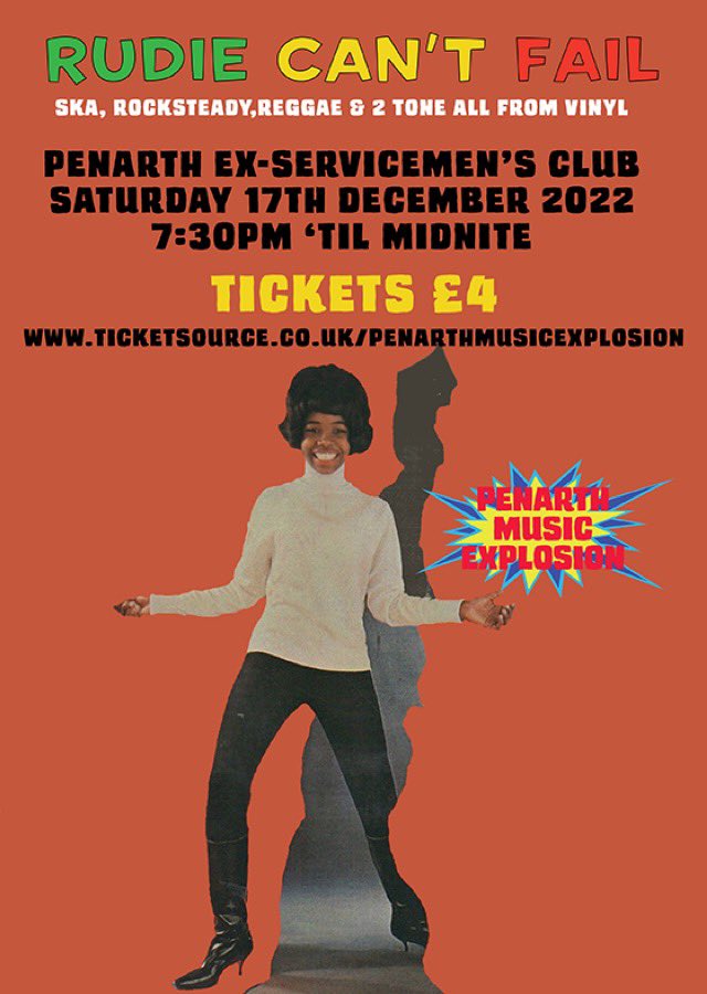 Our next night is on Saturday 17th December. Tickets available here: ticketsource.co.uk/penarthmusicex…