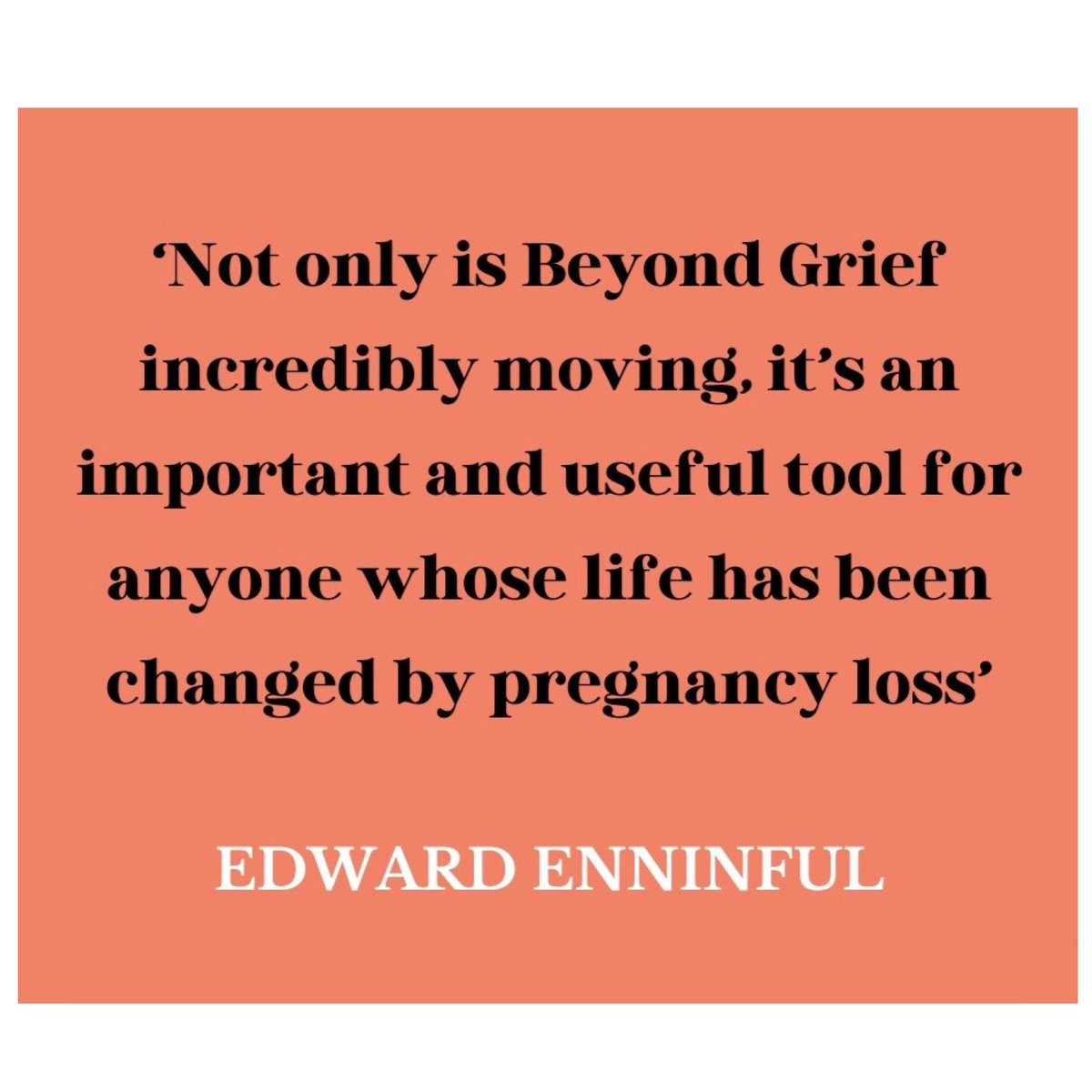 Thank you <a href="/Edward_Enninful/">Edward Enninful OBE</a> for these meaningful words on my book, Beyond Grief: Navigating the Journey of Pregnancy and Baby Loss #PregnancyLoss #Miscarriage #BabyLoss #TTC