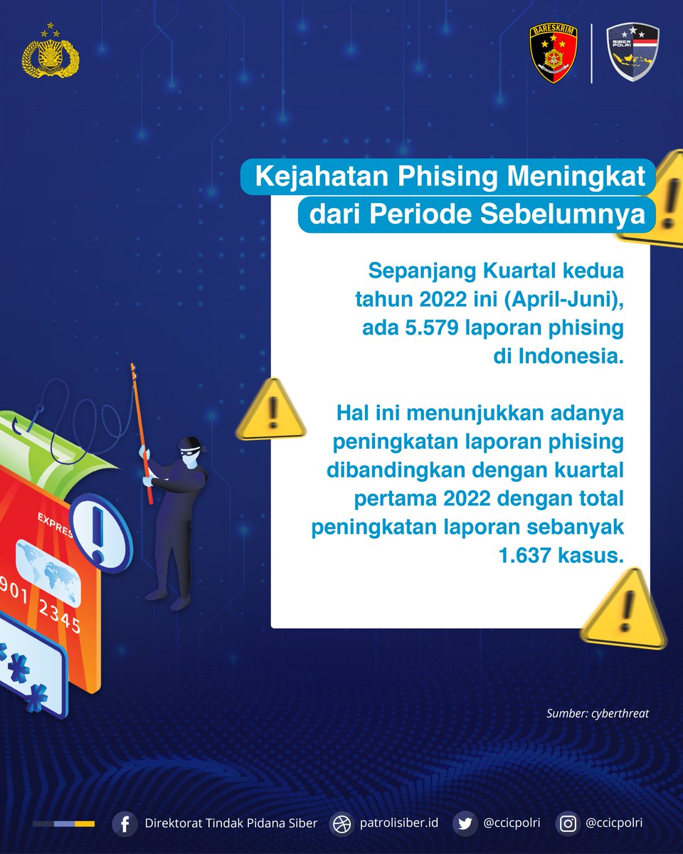 Direktorat Tindak Pidana Siber Bareskrim Polri tweet media