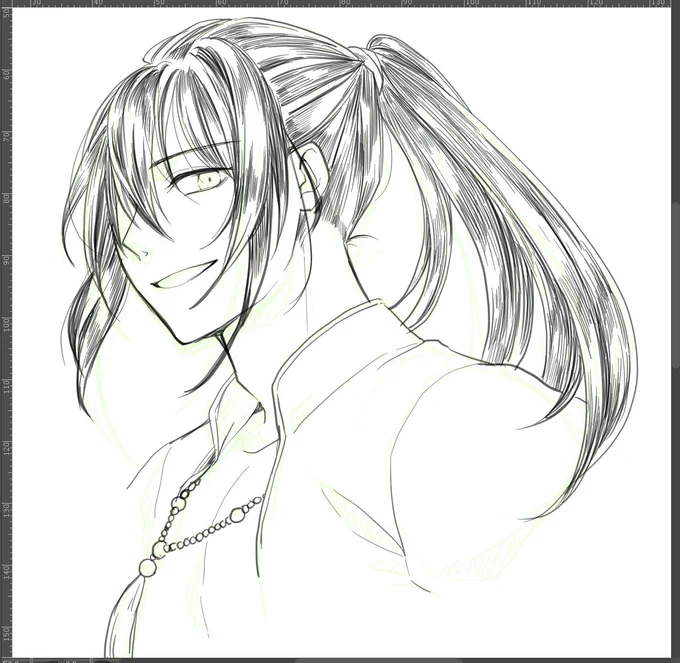 夏の燕青らくがき 