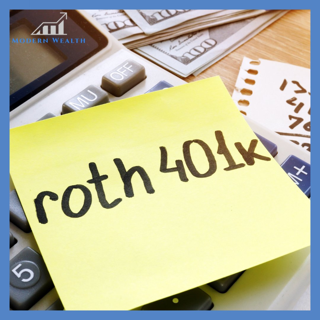 Check out our latest blog, The Roth 401(k), here 👇

modernwealthllc.com/the-roth-401k/

#livewealthy #inspirewealth #modernwealth #financialplan #financialplanning #financialplanner #financialadvisor #feeonly #fiduciary #roth #rothk #roth401k #401k