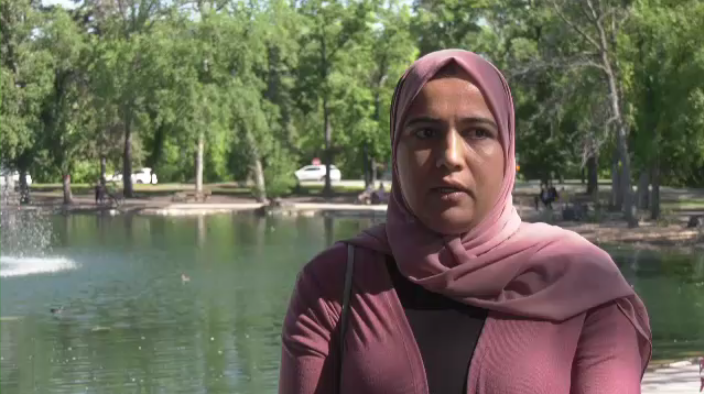 CTVNews's tweet photo. 'I was very uncomfortable': Muslim family told they couldn't swim at Manitoba waterpark due to burkini https://t.co/BSaQHdDUwl https://t.co/Mvu3TfIURn