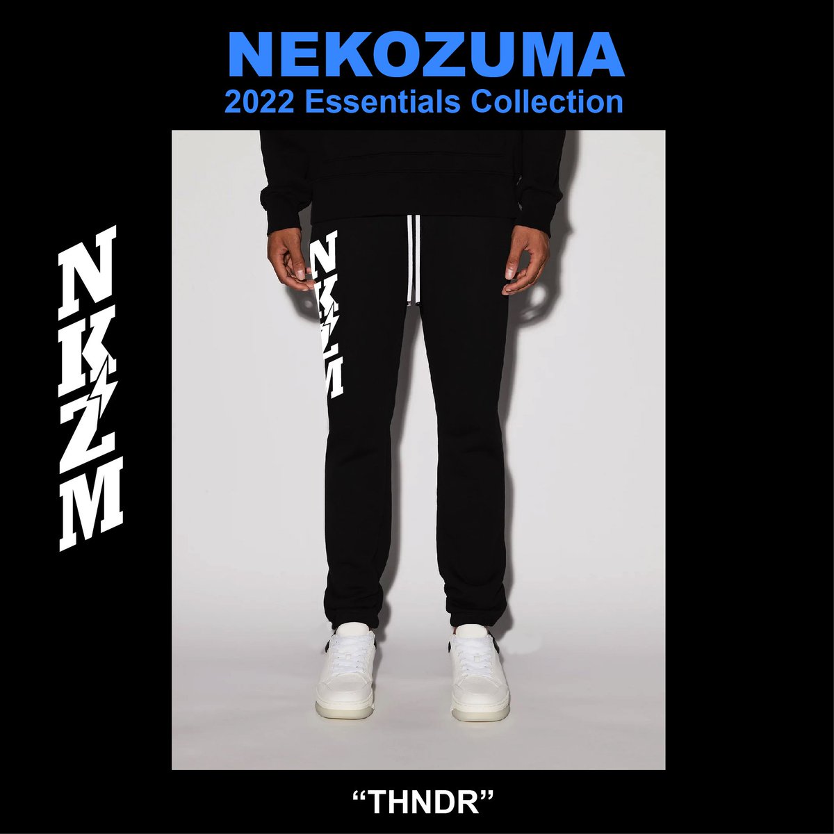 NekozumaNFT's tweet photo. Community finally decided on our sweat pants design ⚡️⚡️⚡️ https://t.co/4OQb82DGqB