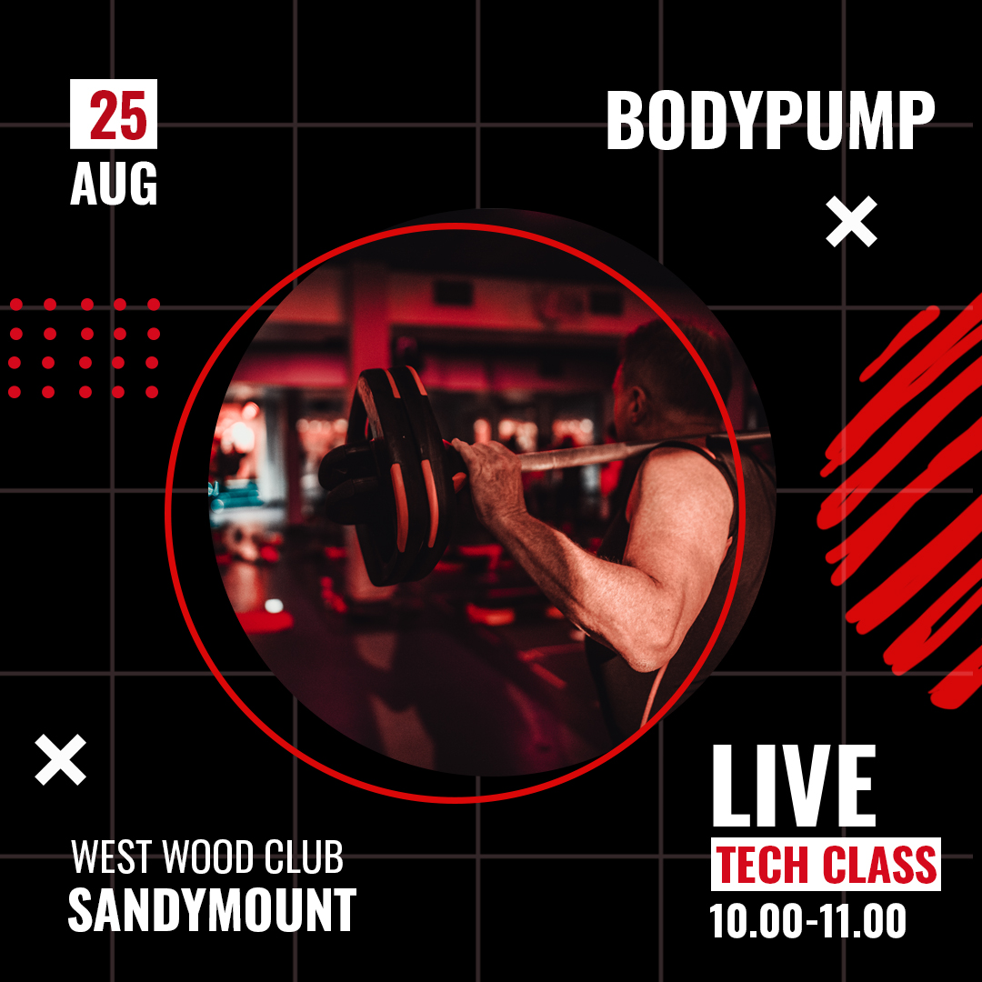 TECH CLASS | BODYPUMP 🏋️‍♀️
This week, our team in Sandymount is hosting a BODYPUMP TECHNIQUE CLASS on Wednesday the 24th at 7pm and Thursday the 25th at 10am.