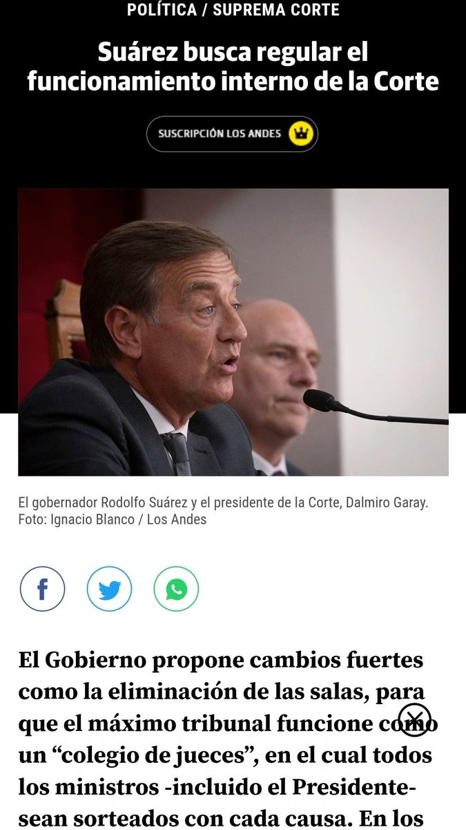 lucasilardo's tweet photo. EL CORRELATO DE LAS TAPAS. 
El 7/8 @LosAndesDiario ponía en tapa nota d @jmtorrez q explicaba como el gob. enviaría un proyecto para eliminar las salas en la SCJM.
La traducción es simple: 
MAYORÍA AUTOMÁTICA JUDICIAL 
Lo anticipe el 26/06 en esta red - twet fijado-.
(ABROHILO) https://t.co/8wTM2xW2fd