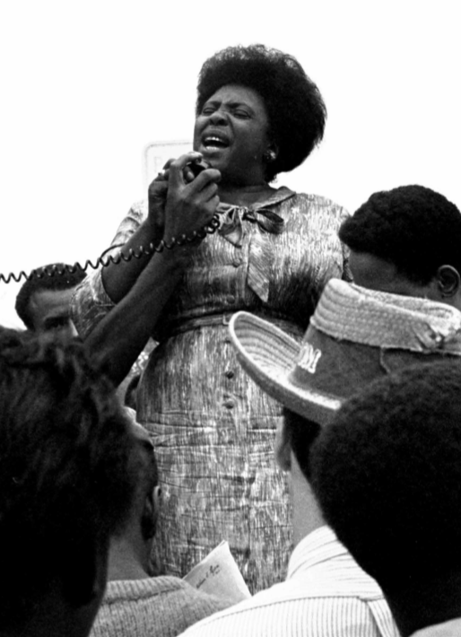 Nicoleedits's tweet photo. Diana Solomon-Glover gave a vivid description of the beating #FannieLouHamer endured while detained. These were details I had not heard. "They've been trying to kill me all my life." Hamer's commitment to our electoral rights was unshakeable. #BeforeYouGoTV #KBLATalk1580 @nomolog https://t.co/3OTcsHaxsz