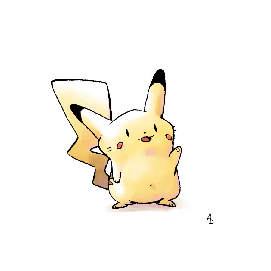 adricure_'s tweet photo. Petite étude de l'ancien style de colo de Ken Sugimori. C'est un peu long mais très amusant à faire ! J'ai pris un peu plus de libertés avec les couleurs sur le deuxième pikachu. https://t.co/pt1yLxyJI9