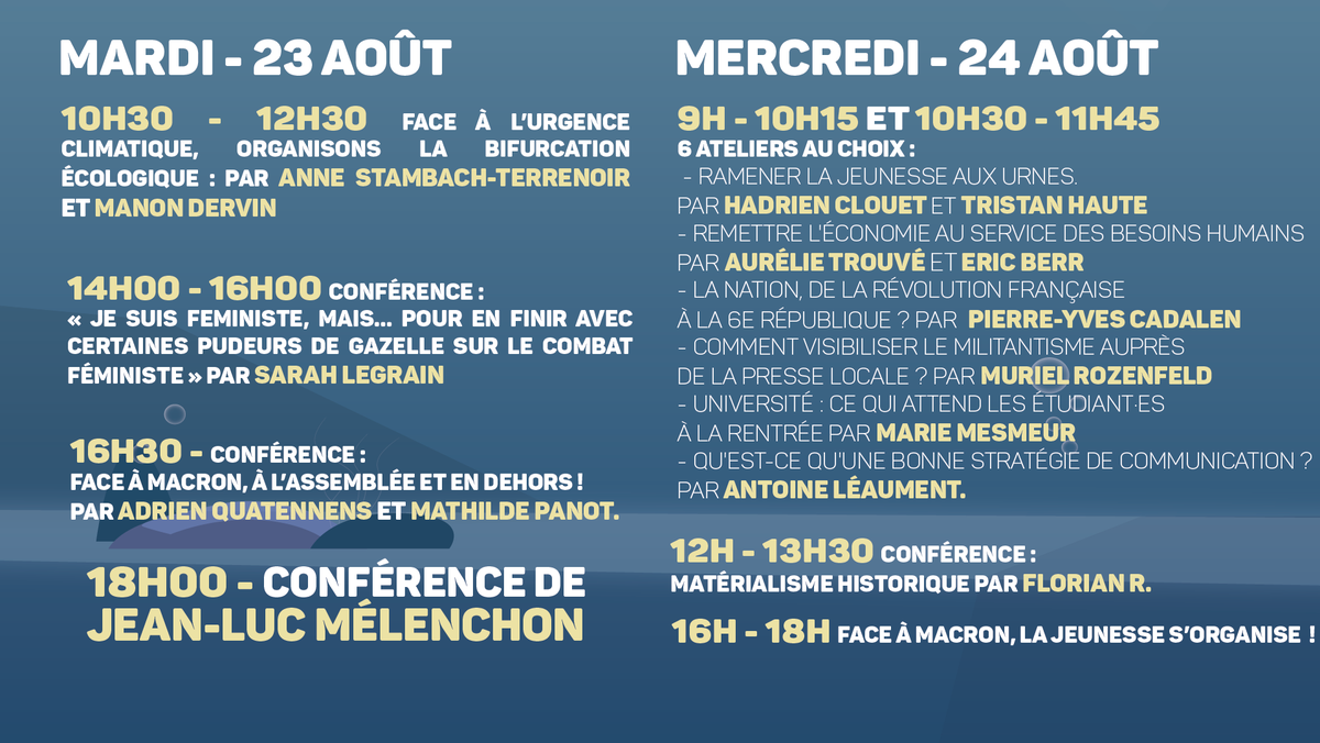 jinsoumis30's tweet photo. Perso avec les @AlesJeunes la #TeamGard débarque aux #JournéesJeunes dès mardi !
Cc @InsoumisJeunes ! https://t.co/rmvO91FUmr