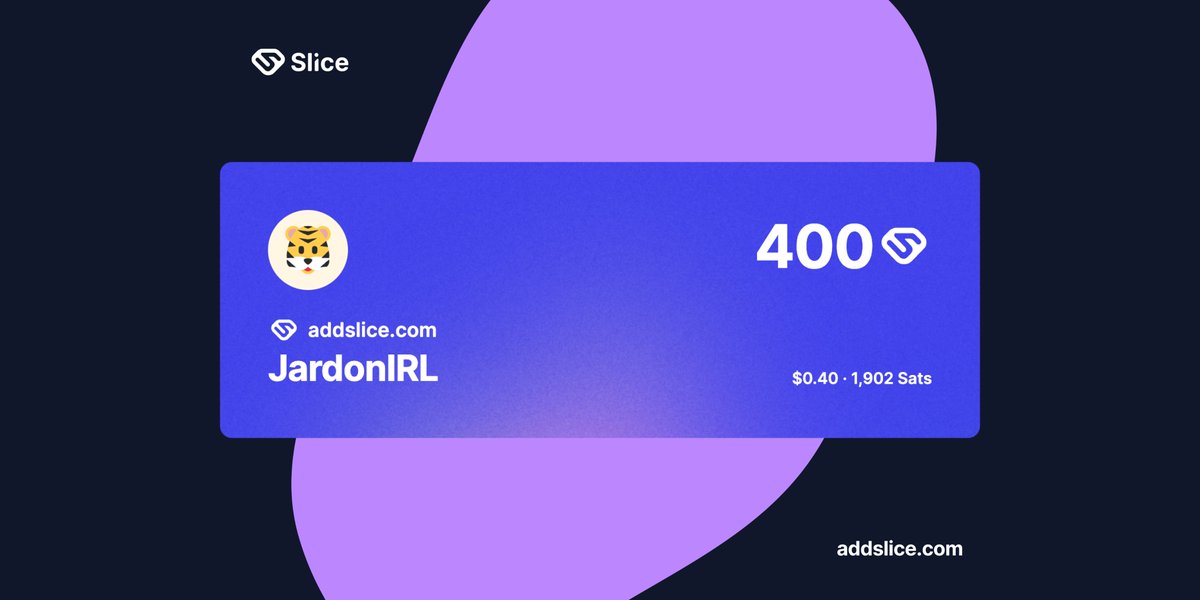 add_slice's tweet photo. Slice user @JardonIRL flexing their honest work in our Discord πΎ
Stop watching ads for free and get paid!
π https://t.co/isUfL9FACS
#slice #addslice #passiveincome https://t.co/1fAJT7hx0z