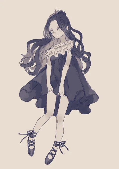 3ヶ月上達法3巡目!絵柄に特化して描きたかったので、塗りは簡略化しています。分析はまたこれから〜。#3ヶ月上達法 #3ヶ月でさいとうなおきを倒す 
