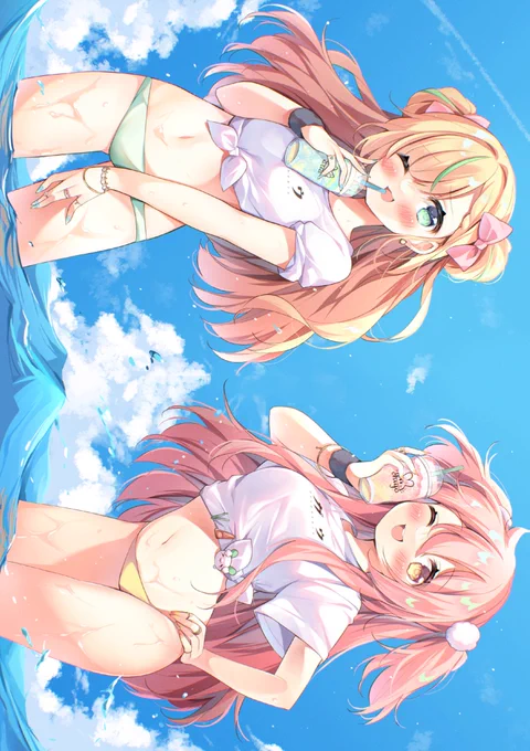 summer!!#姫乃ーと #はなまるあーと 