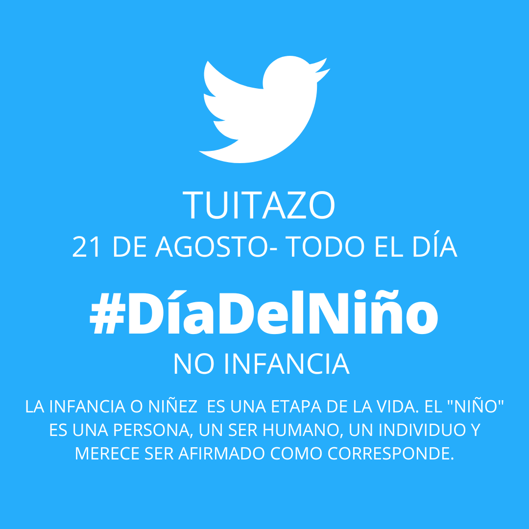 MujeresdeFeArg's tweet photo. #DíaDelNiño NO infancias.
La infancia es una sola, FELIZ DÍA DEL NIÑO 💙 https://t.co/yfteWtpo5V