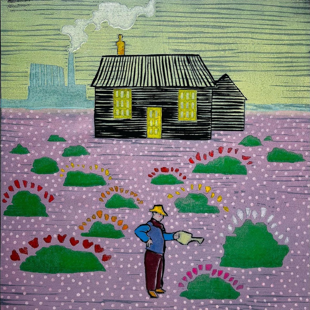 Last day to visit the Summer Exhibition at the Royal Academy. My woodcut Dungeness is in the second bright yellow Grayson Perry selected room. 

#summerexhibition #royalacademyofarts #graysonperry #dungeness