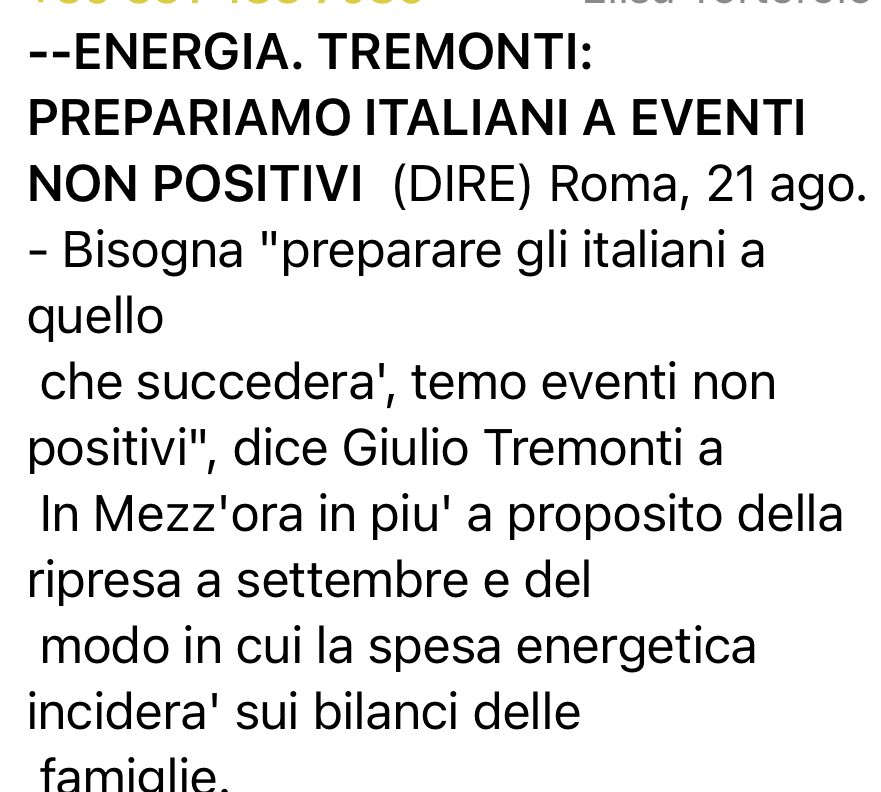 _AMazziotti's tweet photo. Sono totalmente d’accordo, visto che ha appena detto che si candiderà con Fratelli d’Italia ed esiste il rischio che @GiorgiaMeloni gli dia anche un ruolo. L’ultimo che seguì i suoi consigli, nel 2011 scappò inseguito dai creditori @Azione_it @CarloCalenda https://t.co/M8ufzVSpW8