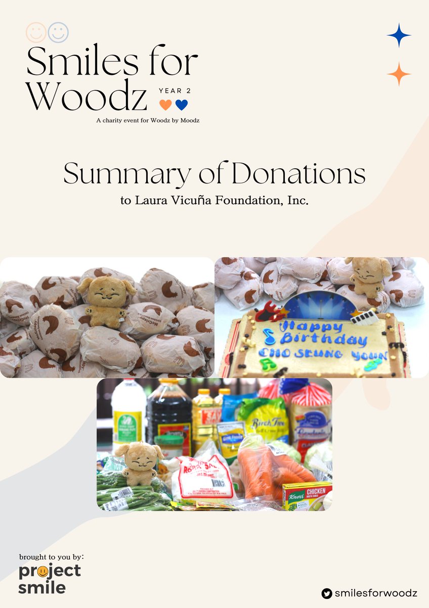 smilesforwoodz's tweet photo. 🧡HAPPY WOODZ DAY💙
#SmilesForWOODZ Year2:
A charity event for #Woodz by #Moodz
Once again, thank you Moodz for your generosity. Here are the summary of donations and where we used it.🧡💙
Until next project! Keep on smiling, Moodz!
“Thanks to your love 아름다웠어 모든 순간..” https://t.co/UelbrZjRRV