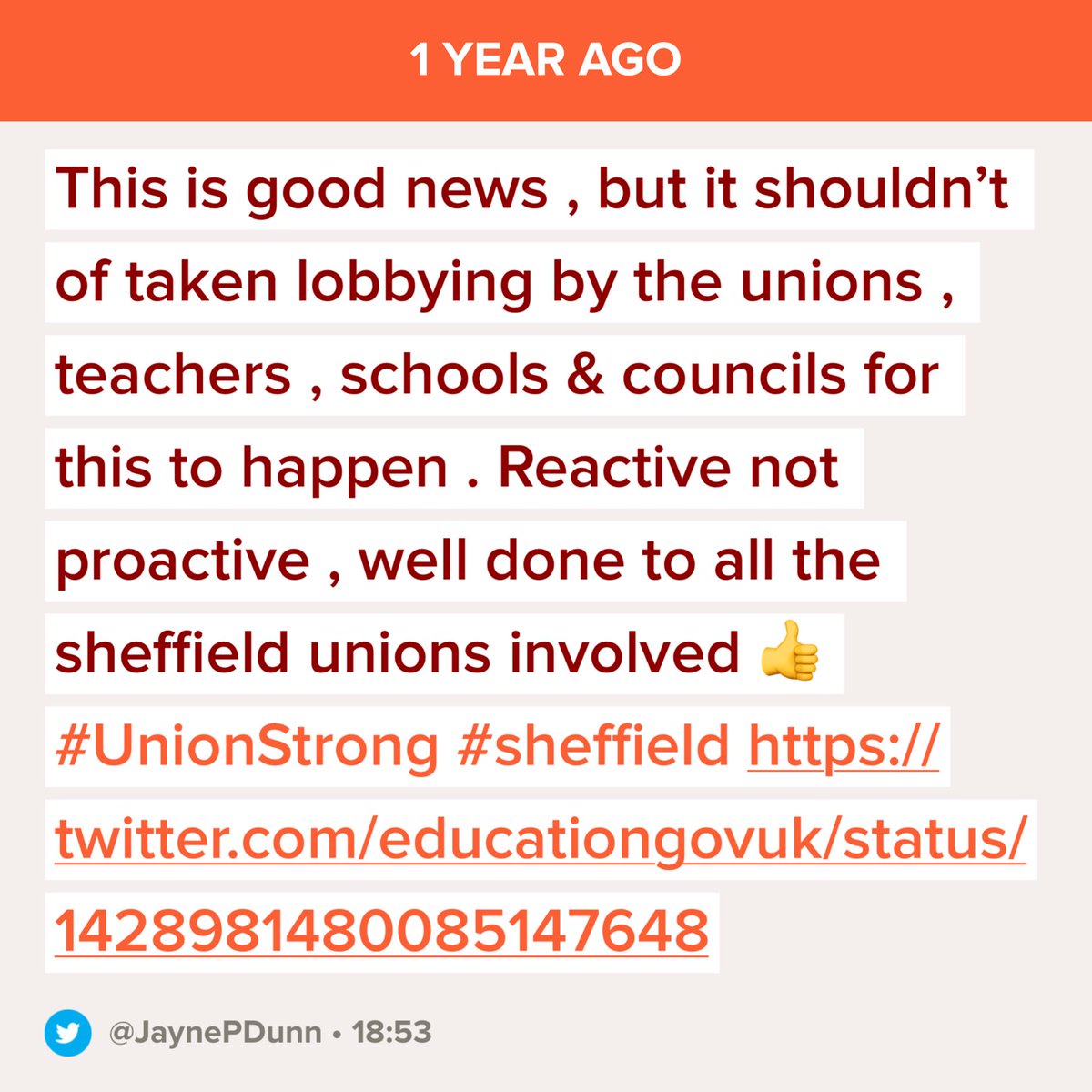 The Tories only do anything when they pulled kicking and screaming Last year I worked tirelessly with our #tradeunions to deliver CO2 monitors .it’s why I’ve been out on the picket line with ⁦@RMTunion⁩ ⁦@CWUnews⁩ supporting workers for fair pair ⁦@SheffLabour⁩