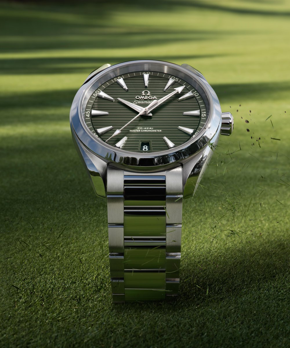 omegawatches's tweet photo. On land or water, the Seamaster Aqua Terra always feels at home. This coming week, it’s our choice for the OMEGA Masters in Crans-Montana, where there’s plenty of natural features to enjoy. https://t.co/UPnhE8uF07

#OMEGAGolf 
#OMEGAMyChoice
#OMEGAEuropeanMasters https://t.co/07gc8QuiDt