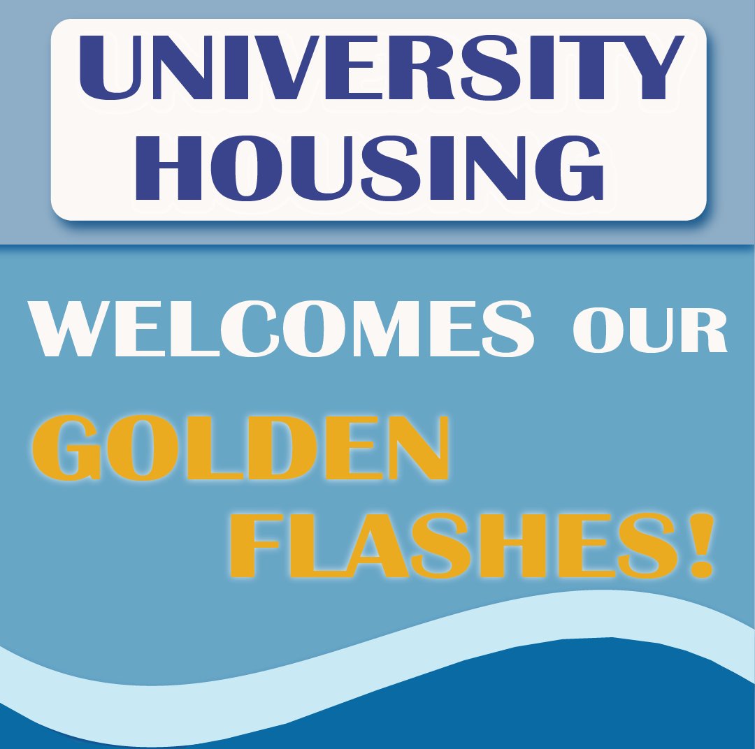 ksuhousing's tweet photo. University Housing welcomes back our students to campus this week. We are excited to see you all this semester. Go Flashes! #ksuhousing https://t.co/1cZuH9PvL0