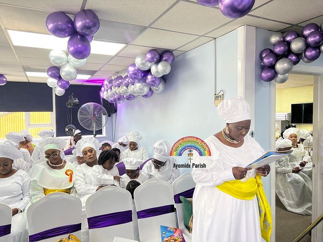 celeheritage's tweet photo. SOUND OF REJOICING AT  Ayomide Parish ADULT HARVEST 
#ccc #celestialchurchofchrist #celestialchurchofchristworldwide #cccchoir #cccharvest #celestialchurchofchristharvest #cccuk #worship #praiseandworship #explore #explorepage #ayomidemedia https://t.co/TNxeF61ZGu