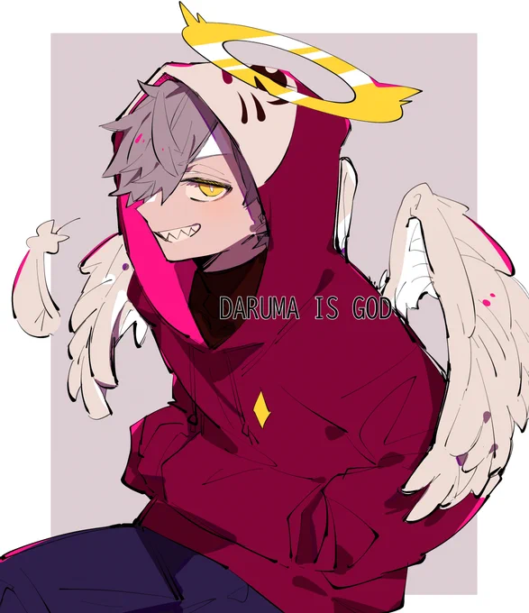 たまには旧ビジュも描きたくなるよねっていうらくがき 