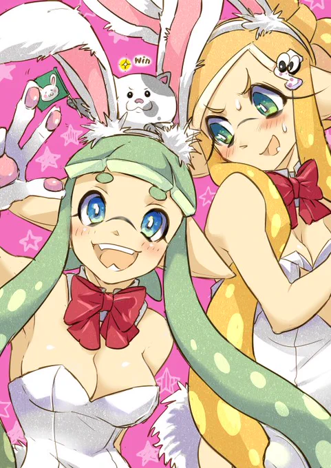本日バニーの日だそうで(※どれもよその子) 