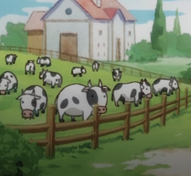 FalvirFilms's tweet photo. People will say a lot of things about these One Piece RED set up episodes. They're emotional. They're important. Whatever. 

All that really matters is the drawings of these cows and how much I love them.
#ONEPIECE1030 #OnePiece https://t.co/sCWOXyD0UC