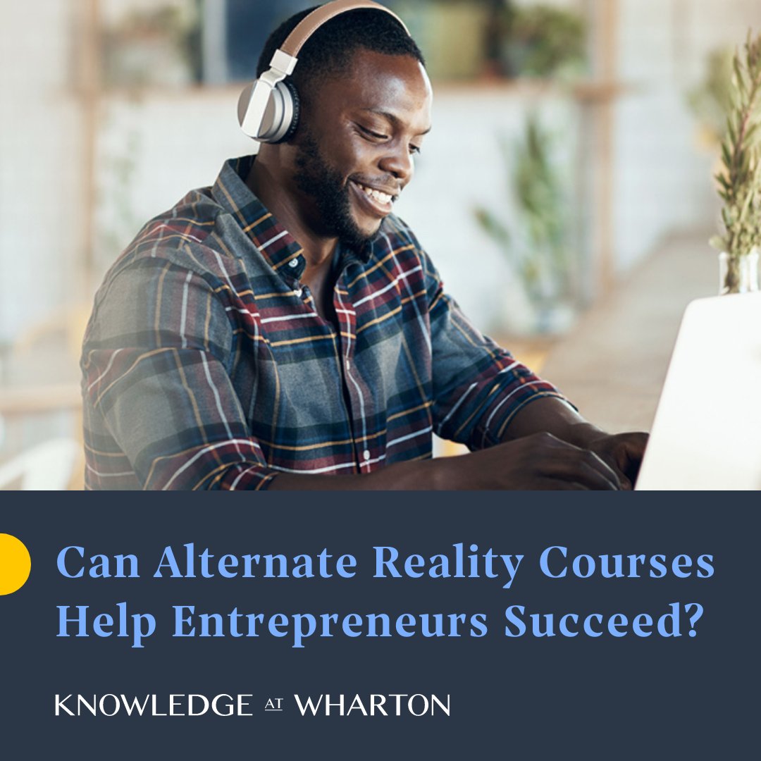 whartonknows's tweet photo. This #WorldEntrepreneursDay we are sharing a free alternate reality game from @emollick and @SarahEToms at @Wharton Interactive that exercises your problem-solving and decision-making skills to improve your business, leadership, and entrepreneurial acumen. https://t.co/zrEYxAWjzS https://t.co/mld12N26wL