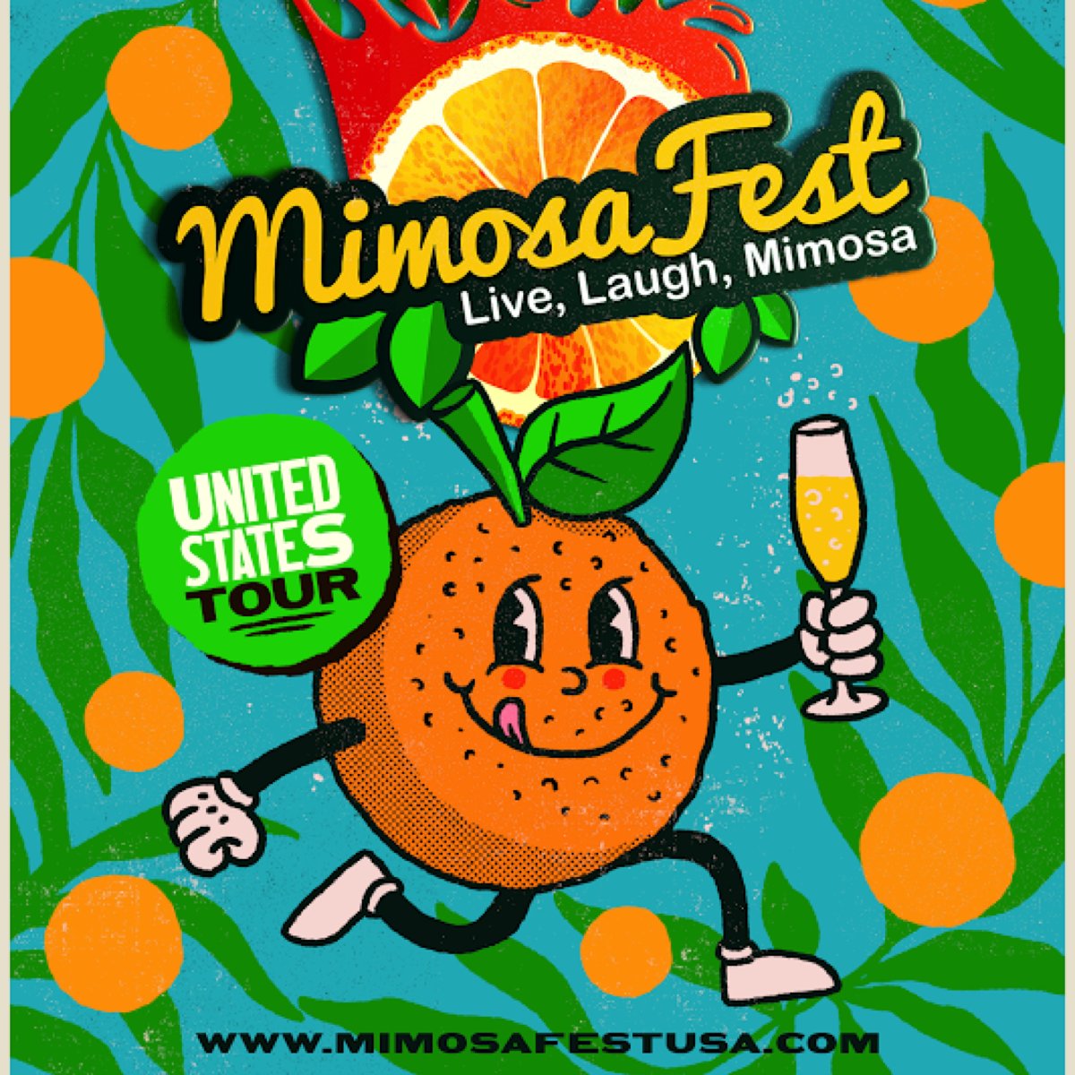 TODAY 🥳 Mimosa Fest! Doors are at 11AM for VIP and at 12PM for General Admission. This event is 21+ and the best way to cap off the weekend! Come join us! 🍾🥂