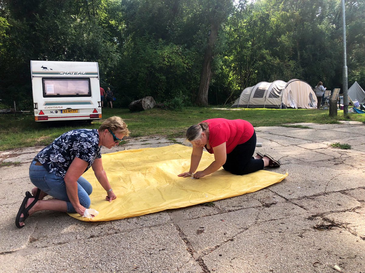 klein_marja's tweet photo. Pop-up camping dan echt voorbij… 🏕

We blikken terug op een waardevolle week, waarin we van elkaar geleerd hebben, er steun was, veel gezelligheid met het gezin, er vriendschappen zijn ontstaan en even geen of minder stress. Zoals een vakantie hoort te zijn!

Iedereen bedankt!! https://t.co/Sim1239rJX