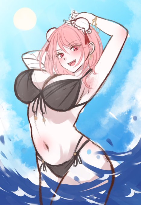 水着華扇さんラフ✏️ 