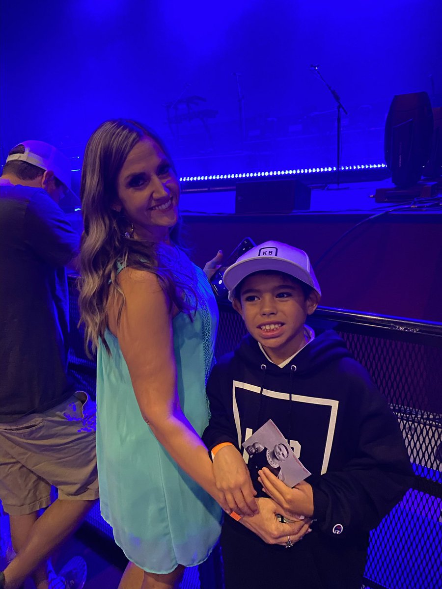 Thank you <a href="/kanebrown/">Kane Brown</a> for making my sons night last night! He knows every word to your songs so we surprised him with tickets to see you. You made this boy so incredibly happy! ❤️ I love and appreciate your incredible demeanor that is a great example for him to follow.