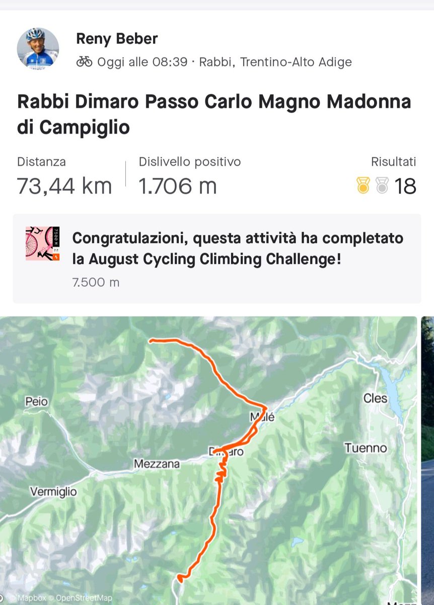 errebi54's tweet photo. Di Valle in Valle....con la piacevole sorpresa di incontrare la simpatica @ILENIALazzaro e famiglia. #iopedaloqui #valdirabbi #valdisole https://t.co/0KS5OYGw2w