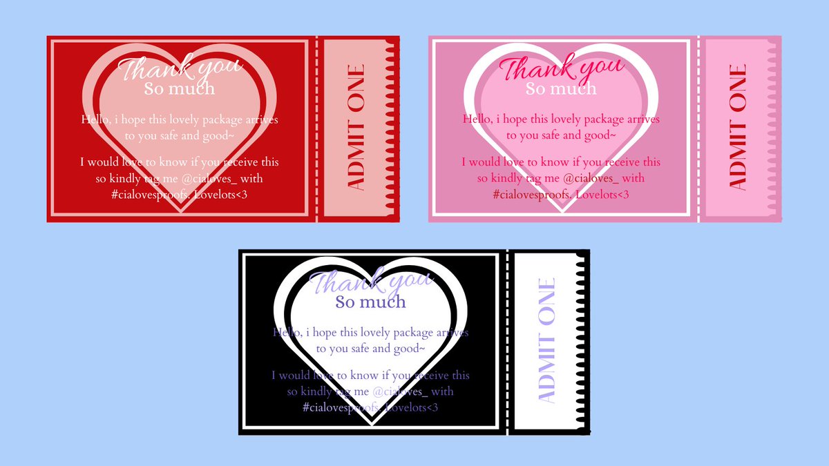 cialoves_'s tweet photo. Wts lfb | #cialovescomms

Digital Thank you Card Commission Batch 1!

~ can change colors, fonts, minor details 
~ Payo via Gcash 
~TY Card Ticket 50
~Ty Card Heart 45
~ Can do one whole page of the Card add 5 pesos

t. Packing Mats Digital Pc needs Business card ph comms https://t.co/MZ3oBfqzWM