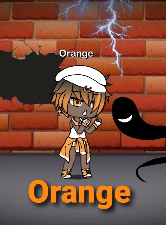 Orange gacha character from my orange gotcha outfit.🧡