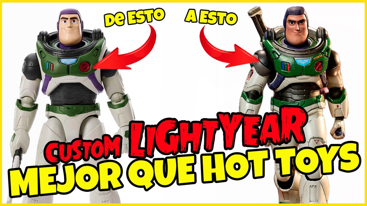 PropsZeta's tweet photo. 😱¡ME HAGO EL CUSTOM DE LIGHTYEAR DE MATTEL  MEJOR QUE EL DE HOT TOYS! 🔥 ... https://t.co/C9uprGT9j7 via @YouTube https://t.co/dOH4x9UIv4