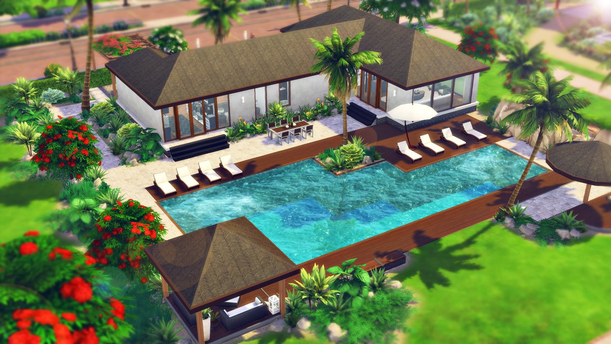 evamhardrock's tweet photo. Modern Tropical House 🌴

GalleryID: EvaHardrock
Speed Build: https://t.co/Q99XPAOnm0 

@TheSimmersSquad @TheSims @simsfederation @SimsCreatorsCom @HumansOfTheSims
 #Sims4 #ShowUsYourBuilds #thesimmerssquad #simsfederation #simmersupport https://t.co/urenCAhy0c
