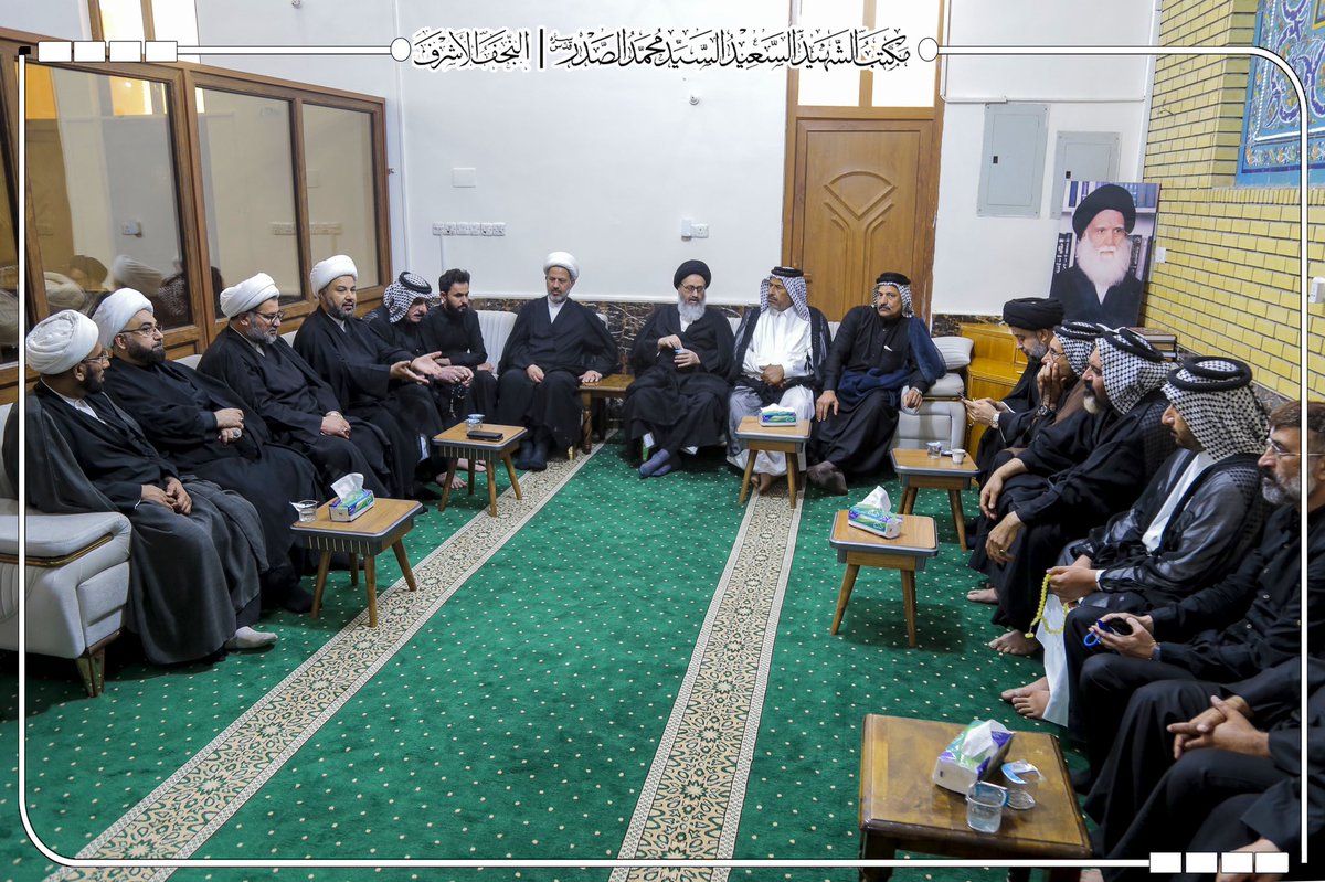 alsaderoffice's tweet photo. يستمر مكتب الشهيد السعيد السيد محمد الصدر (قدس سره) في النجف الاشرف باستقبال النخب والوفود من مختلف فئات وشرائح وطبقات المجتمع . 
https://t.co/92VsrJ6rv6 https://t.co/rdhVgZqsm2