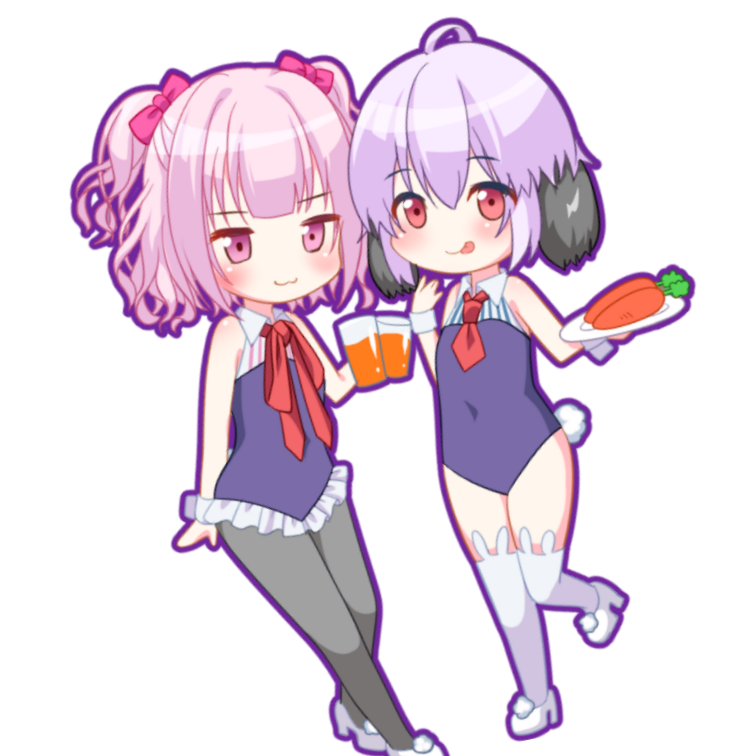 「ばにーのひ…! 」|きいろくるみのイラスト
