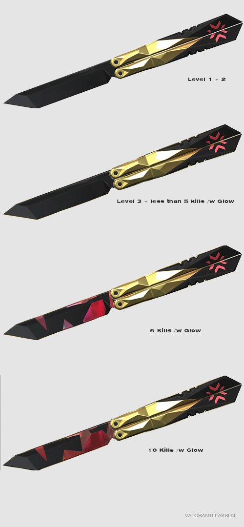 VALORANT Leaks on Twitter "Champions Butterfly Knife VALORANT Every