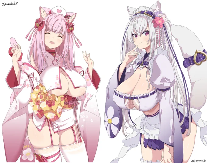 長侍並べてみた 