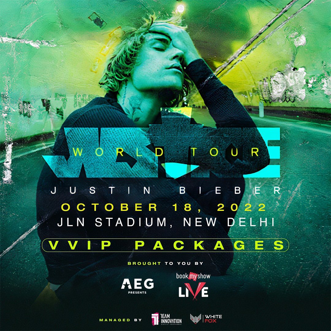 JBICommunity's tweet photo. The special announcement you’ve all been patiently waiting for, is finally here.

All you #Beliebers out here are in for a treat as #WhiteFox &amp; #Teaminnovation bring to you the ultimate VVIP Package for Justin Bieber’s #JusticeWorldTourindia https://t.co/K5HGXto0tn