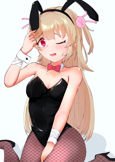 ギリギリ間に合ったバニー名取
#バニーの日 