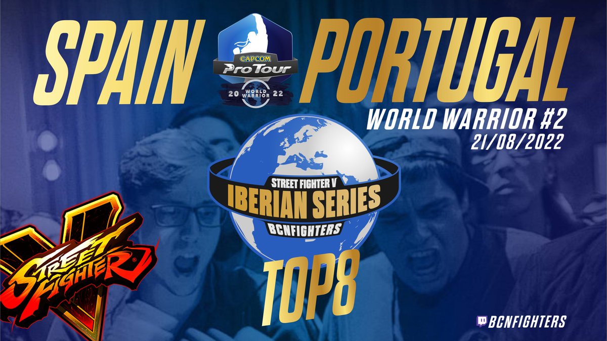 ¡A punto para empezar el TOP8!

Toca repartir esos puntos del #CPTWW2022 📝

W
@Apopaino8 🆚 <a href="/MrEdgyLord/">EdgyLord</a>
<a href="/SamoelFGC/">Samoel</a> 🆚 <a href="/Rivarsal/">Rivarsal</a>
L
<a href="/Vegapatch/">VegaPatch</a> 🆚 <a href="/alex_sieg90/">Star Up | Alex sieg</a>
<a href="/alexdito18/">KwK | Alexdito</a> 🆚 @MaziDchoos 

🏆 Matcherino matcherino.com/tournaments/78…

📺 twitch.tv/bcnfighters