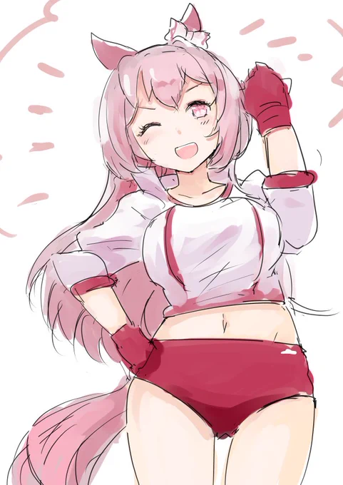 落書きいろいろ成長したウララちゃん 