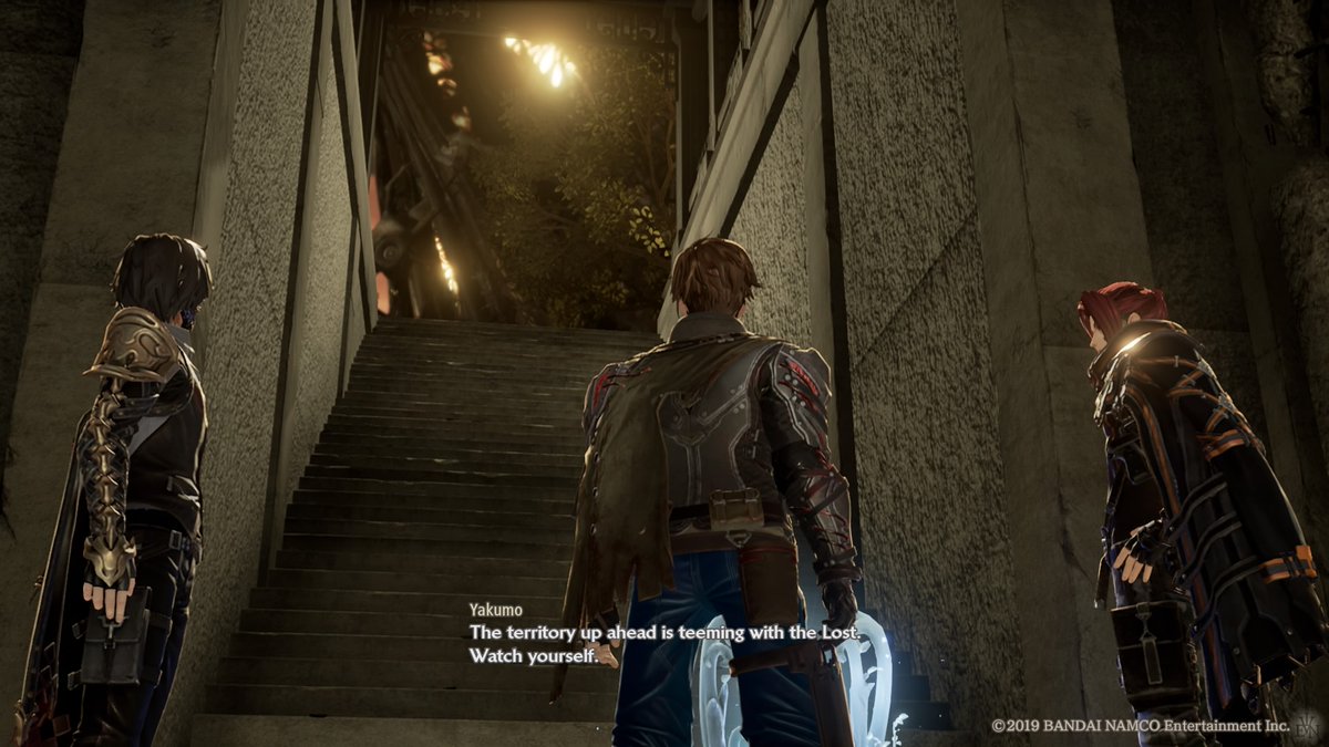 aaronmbiz's tweet photo. When you're about to go on an adventure with @robbiedaymond and @MaxMittelman to find out where @RayChase is and where he parked the car or something, idk this game is weird but I like it 😆 #CodeVein @CodeVeinGame @BandaiNamcoUS #Soulslike #Soulsgame #Anime #Weebstuff #PS4 https://t.co/9juhs5sQN5