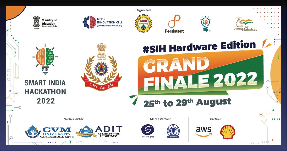 adit_cvmu's tweet image. #SIH2022 #InnovationSeAtmanirbharBharat #cvmuniversity #adit_cvmuniversity 

@narendramodi 
@PMOIndia 
@EduMinOfIndia 
@PIBHRD 
@mhrd_innovation 
@AICTE_INDIA 
@abhayjere 
@mohitgambhir
@SIH2022_MIC
@NDRFHQ 
@cvmu
@adit_cvmu
@jitu_vaghani 
@kuberdindor 
@EduMinOfGujarat