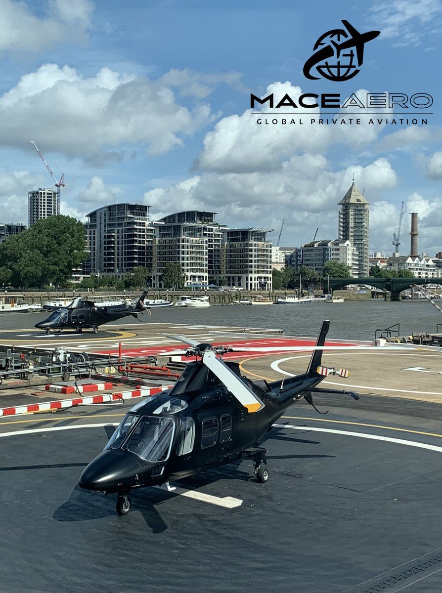 MaceAero's tweet photo. Welcome #worldhelicopterday.  Did you know that MaceAero is based at the famous @thelondonheliport and provides helicopter charter and sales.
Contact our sales team for more details sales@maceaero.com 
#worldhelicopterday #helicopter #londonheliport #helicopterlife #maceaero https://t.co/kLCzQCDn4O
