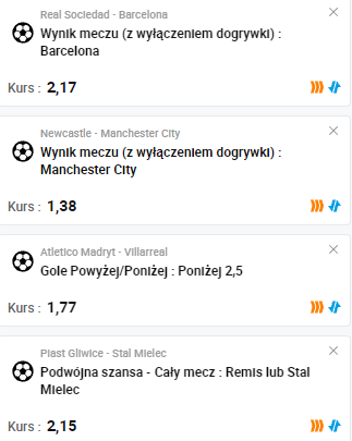 Cześć! Dzisiaj to my wychodzimy do was z propozycjami zakładów! Wszystkie z nich gramy u bukmachera <a href="/BetclicPolska/">Betclic Polska 🔞</a> 
Powodzenia! #tsp #bukmacher
PS. Grafk miał wywalone