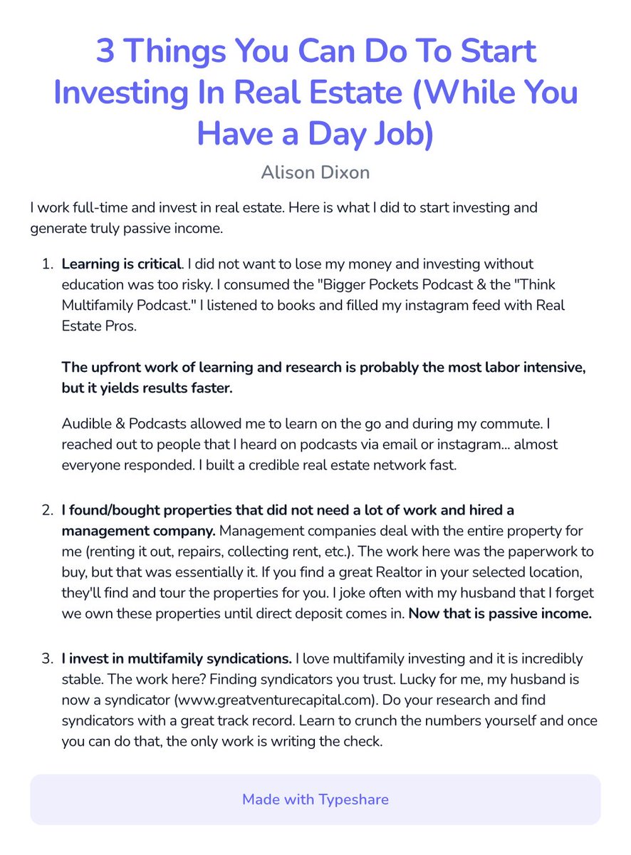 RE investing is for you, even if you have a day job or don't know much about it now. Here's how I did it, with a day job @thinkmultifamily #realestate #realestateinvesting #realestateinvestor #multifamilysyndications #investing #investor #apartmentinvesting #passiveincome
