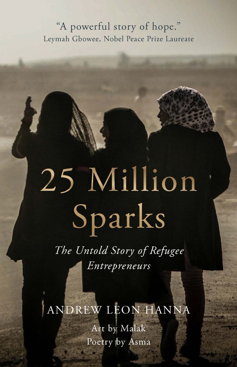 On 24 Aug at 6pm UK time (BST) I'll be doing an online interview with #author &amp; #lawyer <a href="/AndrewLeonHanna/">Andrew Leon Hanna</a> about his work with Syrian #refugee entrepreneurs &amp; his new #book '25 Million Sparks'. Join us for #free by registering here for the link mailchi.mp/goldster.co.uk…
